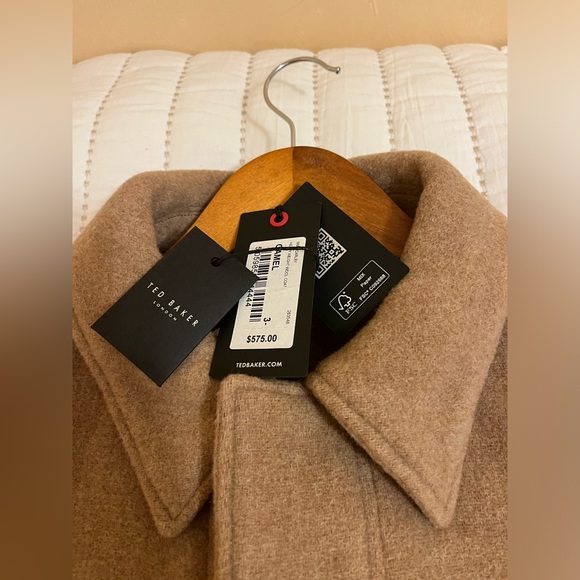 Ted Baker Lond Jacket/Coat, color Ten, Size 3 (M), Wool. Five buttons closure - Picture 3 of 11